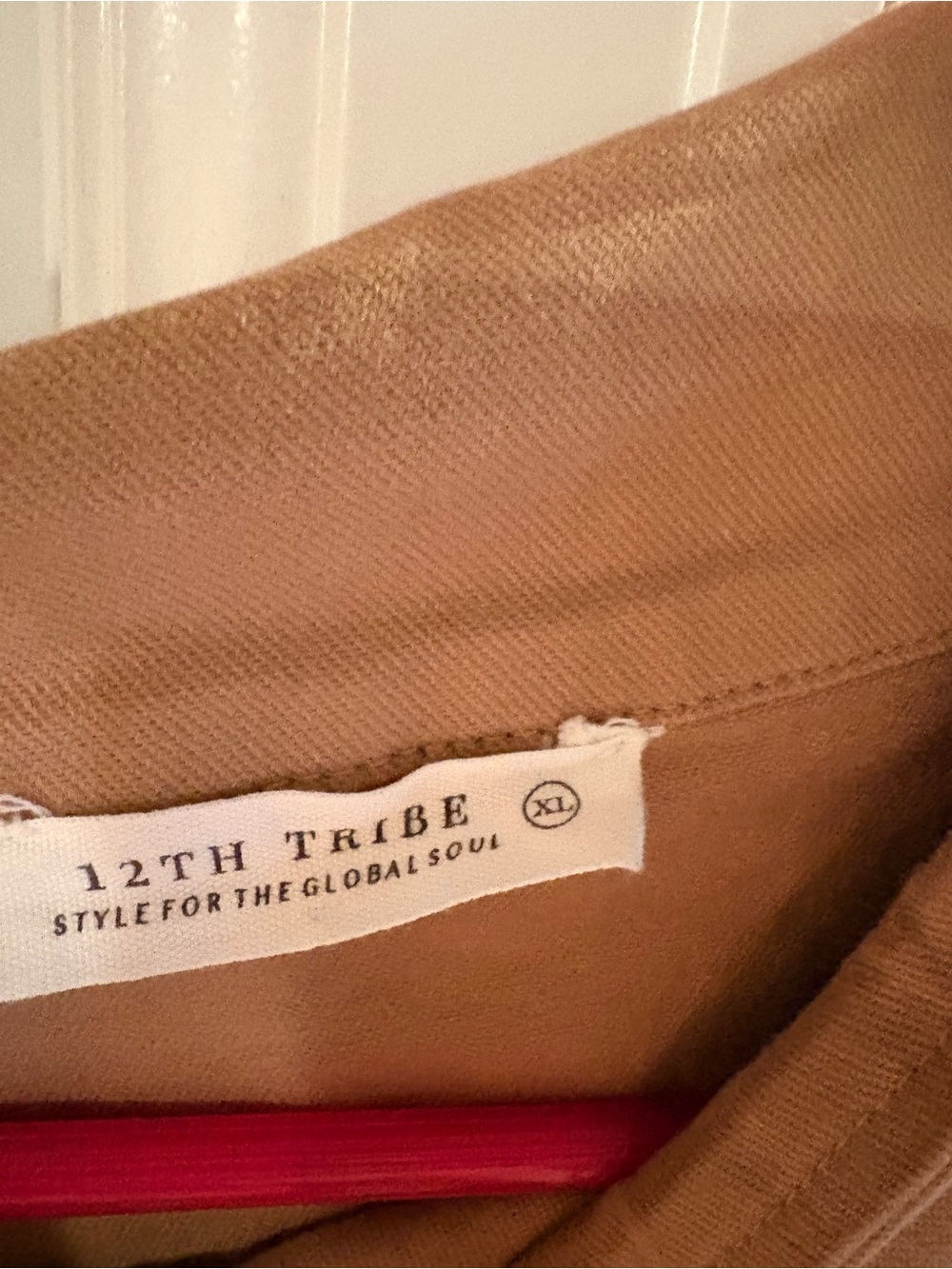 12th Tribe Camel Utility Zip Jacket - Picture 3 of 4